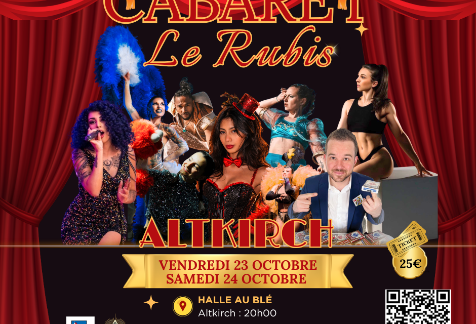 23 & 24 OCTOBRE : Cabaret Le Rubis